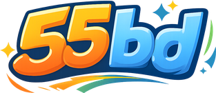 55bd বাংলাদেশের গেমিং হাব লোগো